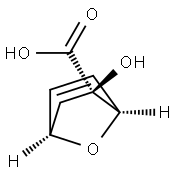 7-Oxabicyclo[2.2.1]hept-5-ene-2-carboxylicacid,2-hydroxy-,(1R,2R,4R)-rel-(9CI) Structure
