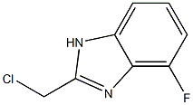 1H-Benzimidazole,2-(chloromethyl)-4-fluoro-(9CI) Structure