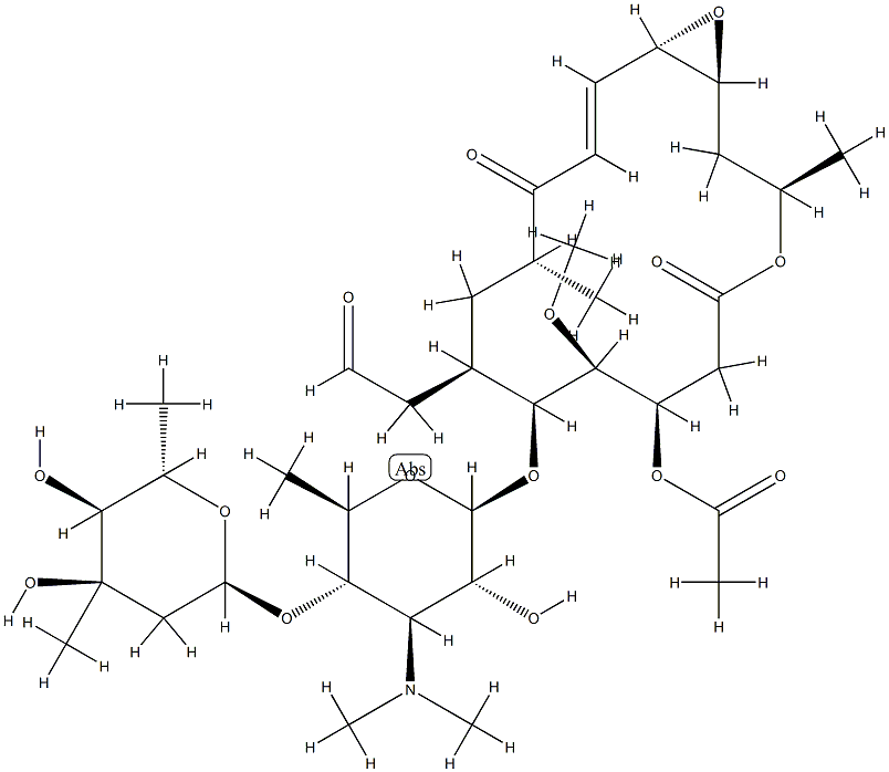 (12S,13S)-9-Deoxy-12,13-epoxy-12,13-dihydro-9-oxoleucomycin V=3-acetate|