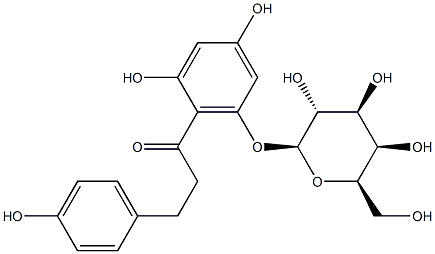 PHLORETIN-2'-GALACTOSIDE Structure