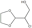 1,3-Dioxolane-2-ethanol,  -bta--chloro- Structure