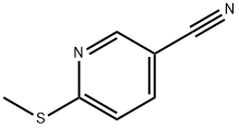 2-甲硫基-5-氰基吡啶 结构式