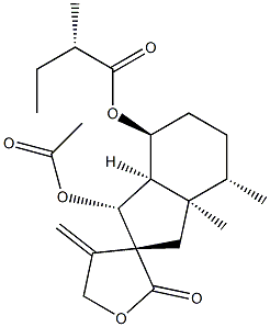 二氢蜂斗菜螺内酯, 41059-95-4, 结构式