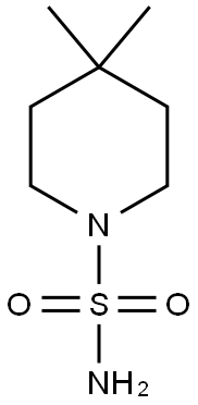 1-Piperidinesulfonamide,4,4-dimethyl-(7CI,8CI) Struktur