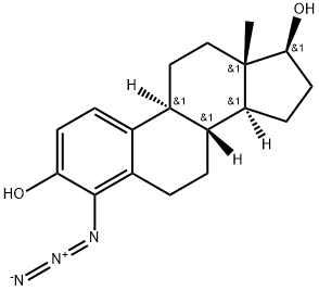 4-azidoestradiol Struktur