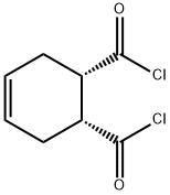 4-Cyclohexene-1,2-dicarbonyl dichloride, cis- (9CI) Struktur