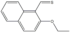 1-Naphthalenecarbothioaldehyde,2-ethoxy-(9CI) Structure