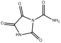 1-Imidazolidinecarboxamide,2,4,5-trioxo-(9CI) Struktur