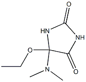 2,4-Imidazolidinedione,5-(dimethylamino)-5-ethoxy-(9CI) Structure