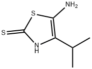 2(3H)-Thiazolethione,5-amino-4-(1-methylethyl)-(9CI) Structure