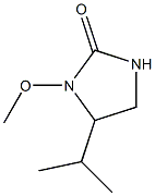 2-Imidazolidinone,1-methoxy-5-(1-methylethyl)-(9CI) Structure