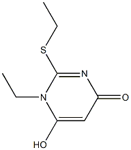 4(3H)-Pyrimidinone,3-ethyl-2-(ethylthio)-6-hydroxy-(9CI) Structure