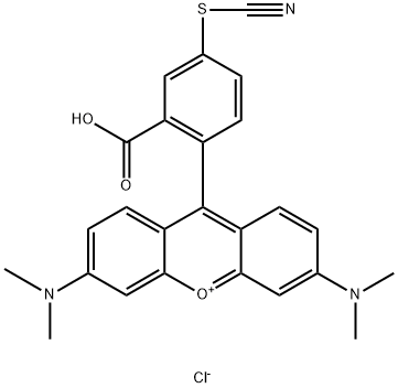 チオシアナトテトラメチルローダミン 化学構造式