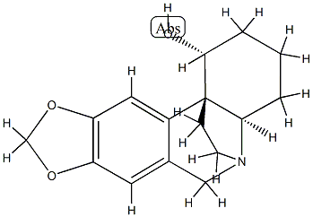 クリナン-1α-オール 化学構造式