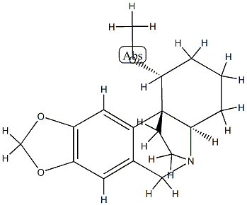 1α-Methoxycrinan 结构式