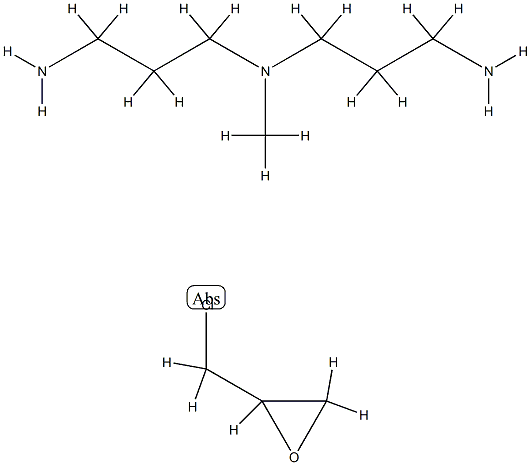 1,3-Propanediamine,N-(3-aminopropyl)-N-methyl-,polymer with(chloromethyl)oxirane Structure