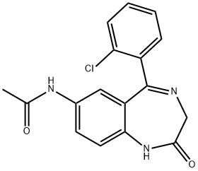 7-acetamidoclonazepam Struktur
