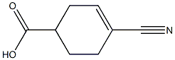 3-Cyclohexene-1-carboxylicacid,4-cyano-(9CI) Structure