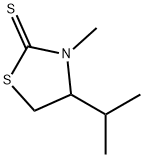 2-Thiazolidinethione,3-methyl-4-(1-methylethyl)-(9CI) Structure