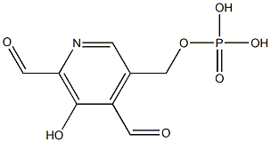 2-nor-2-formylpyridoxal-5'-phosphate Structure