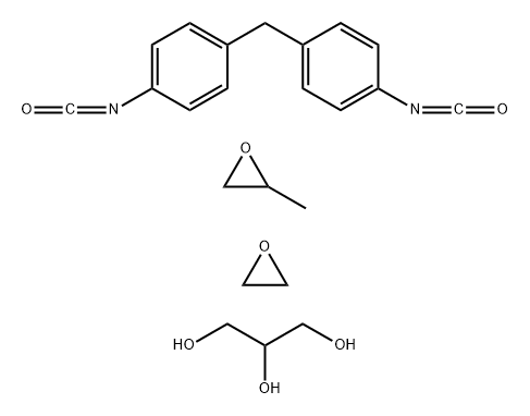 1,2,3-Propanetriol, polymer wtih 1,1'-methylenebis[4-isocyanatobenzene], methyloxirane and oxirane Structure