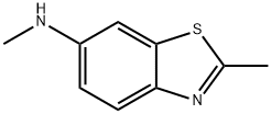 N,2-二甲基-1,3-苯并噻唑-6-胺, 42446-08-2, 结构式