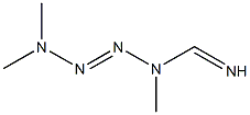 α-(1,4,4-トリメチル-2-テトラゼン-1-イル)メタンイミン 化学構造式
