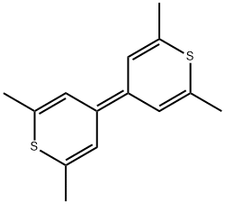 4H-Thiine, 2,6-dimethyl-4-(2,6-dimethyl-4H-thiin-4-ylideno)- Structure