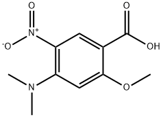 5-Nitro-4-dimethylamino-2-methoxybenzonium acid Struktur