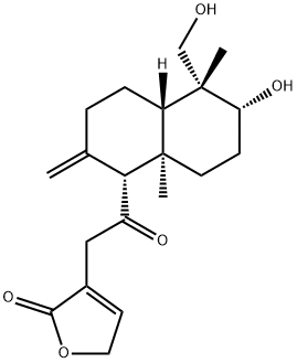14-去氧-11-氧代-穿心莲内酯, 42895-57-8, 结构式