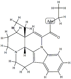 ethyl apovincaminate Struktur