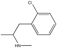 2-Chloro-N,α-dimethylbenzeneethanamine 结构式