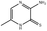 2(1H)-Pyrazinethione,3-amino-6-methyl-(9CI) Structure