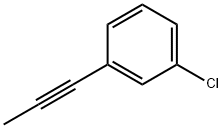 Benzene, 1-chloro-3-(1-propyn-1-yl)- Structure