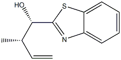 2-Benzothiazolemethanol,alpha-[(1R)-1-methyl-2-propenyl]-,(alphaR)-rel-(9CI) Structure