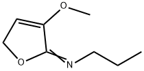 1-Propanamine,N-(3-methoxy-2(5H)-furanylidene)-(9CI) Structure