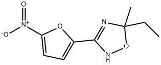 1,2,4-Oxadiazole,5-ethyl-2,5-dihydro-5-methyl-3-(5-nitro-2-furanyl)-(9CI) Structure