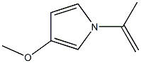 1H-Pyrrole,3-methoxy-1-(1-methylethenyl)-(9CI) Structure