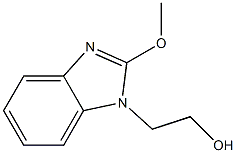 1H-Benzimidazole-1-ethanol,2-methoxy-(9CI) Struktur