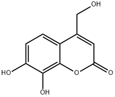 2H-1-Benzopyran-2-one,7,8-dihydroxy-4-(hydroxymethyl)-(9CI) Structure