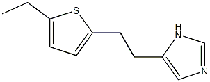 1H-Imidazole,4-[2-(5-ethyl-2-thienyl)ethyl]-(9CI) Structure