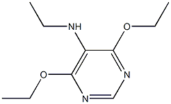 5-Pyrimidinamine,4,6-diethoxy-N-ethyl-(9CI) Structure