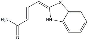 delta2,gamma-Benzothiazolinecrotonamide (8CI) 结构式