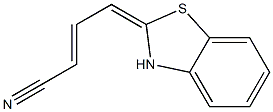 delta2,gamma-Benzothiazolinecrotononitrile (8CI) 结构式