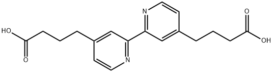 2,2'-Bipyridine-4,4'-dibutanoic acid Structure