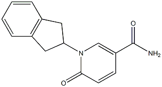 3-Pyridinecarboxamide,N-(2,3-dihydro-1H-inden-2-yl)-1,6-dihydro-6-oxo-(9CI) Structure