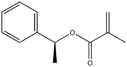 (-)-メタクリル酸(S)-α-メチルベンジル 化学構造式