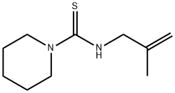 1-Piperidinecarbothioamide,N-(2-methyl-2-propenyl)-(9CI) Structure