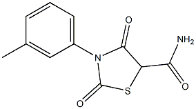 5-Thiazolidinecarboxamide,N-(3-methylphenyl)-2,4-dioxo-(9CI) Structure