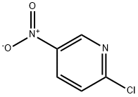 2-クロロ-5-ニトロピリジン 化学構造式
